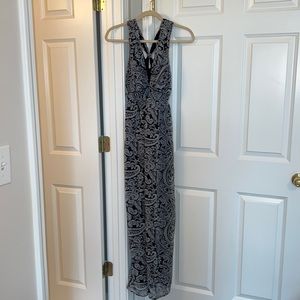 Motherhood Maternity halter back Maxi - so pretty! Great condition